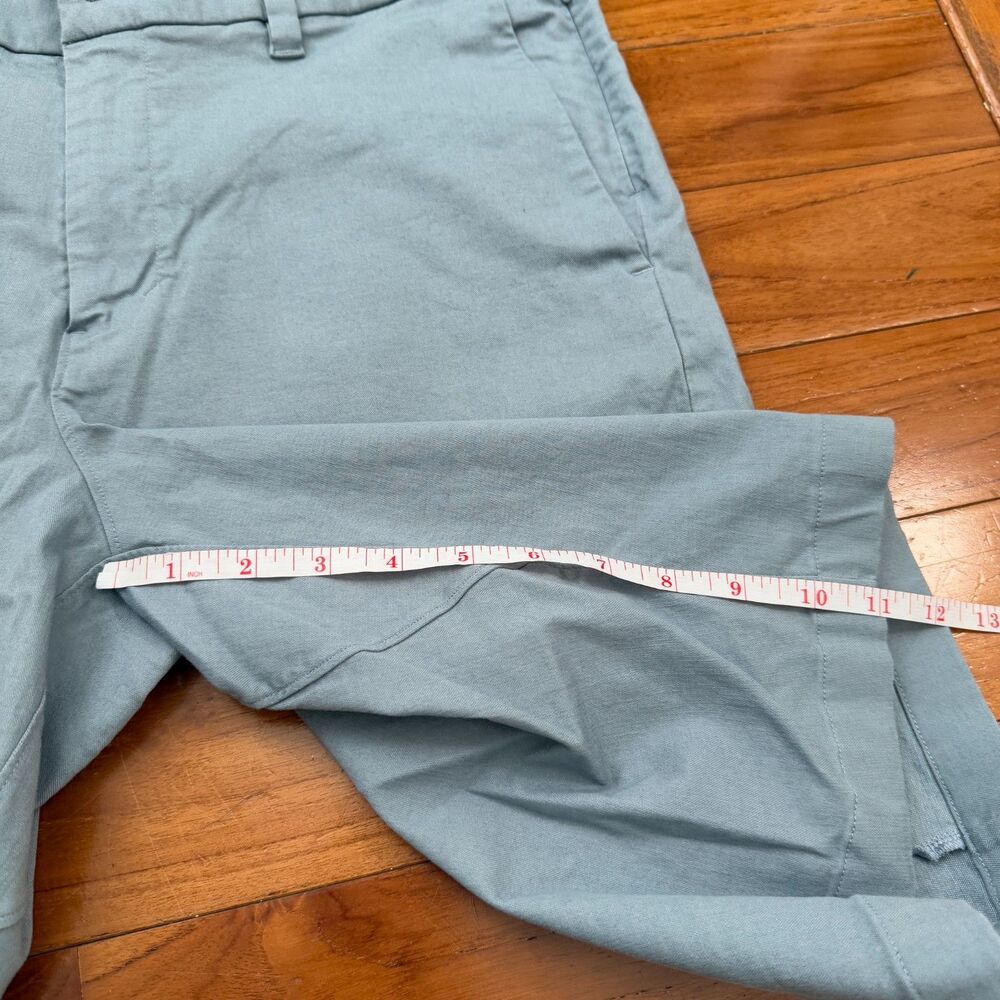 Men Lululemon Commission Short Relaxed *Qwick Oxford 11" Pewter Blue Size 32 - Picture 8 of 9